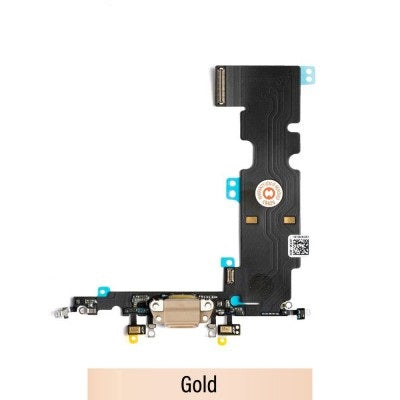 Charging Port Flex Cable for iPhone 8 Plus (Purple)-Gold Charging Port Flex Cable for iPhone 8 Plus (Purple)-Gold